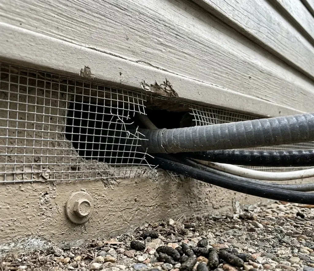 Using Copper Mesh for Rodent Gaps in Lee's Summit