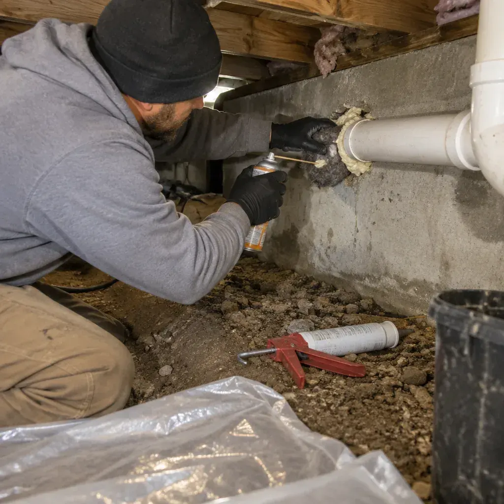 Entry Gap Material for rodent control in Lee's Summit, MO